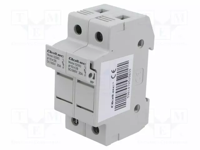 RASIA - 10X38MM - DIN-KISKOLLE - 20A - NAVAT: 2 - 1KVDC - Sulakepitimet - 52583 - 1