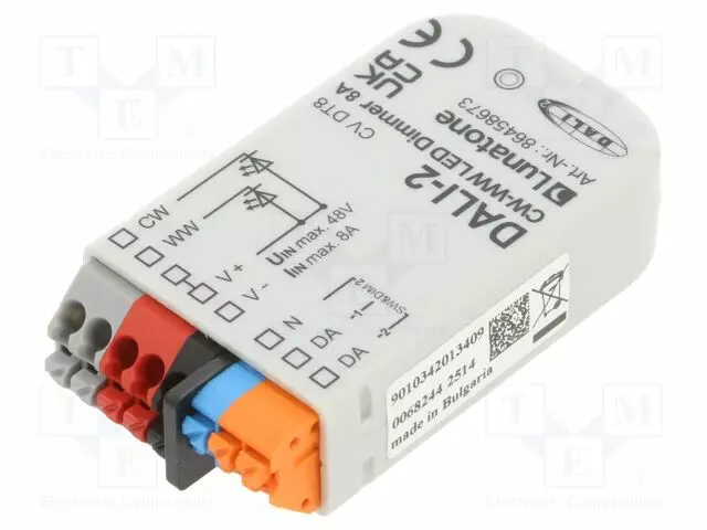 VIRTALÄHDE: IMPULSSI - LED - DALI,DALI 2 - 12÷48VDC - IP20 - 60X33X15MM - LED teholähteet - 86458673 - 1