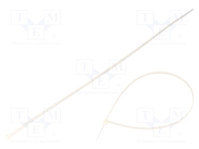 NIPPUSIDE - L: 365MM - W: 3,5MM - LUONNOLLINEN - POLYAMIDI - 100KPL - Nippusiteet - GOOBAY-17063 - 1