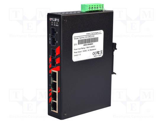 ETHERNET KYTKIN - PORTTIEN LUKU: 6 - 12÷48VDC - LNX - Teollisuusverkot - LNX-0602-S3 - 1