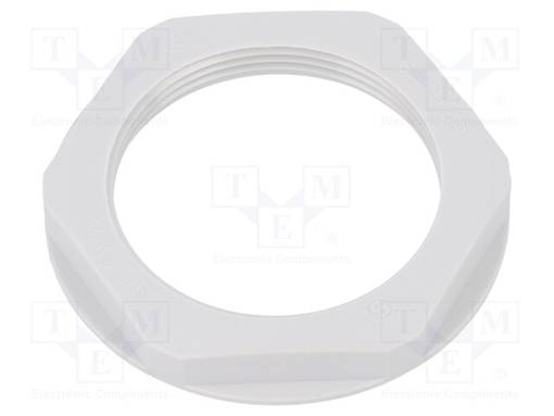 MUTTERI - M40 - POLYAMIDI - UL94V-2 - 50MM - VAALEANHARMAAA - NOUSU: 1,5 - Läpivientikappaleiden mutterit - LP-53119053 - 1