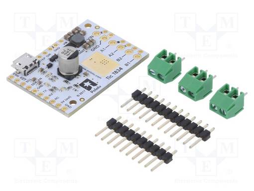 ASKELMOOTTORIN OHJAIN - DRV8834 - ANALOGINEN,I2C,PWM,RC,TTL,USB - Moottoreiden moduuliajurit - POLOLU-3133 - 1