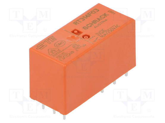 RELE - SPDT - UKELAN: 3VDC - IKOSKETINTEN MAX: 16A - Pienoisreleet - RT314F03 - 1
