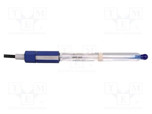PH-ELEKTRODI - 0÷14PH - -10÷80°C - LÄMP: -10÷80°C - PIT: 1,2M - LASI - PH mittarit - TESTO-06501623 - 1