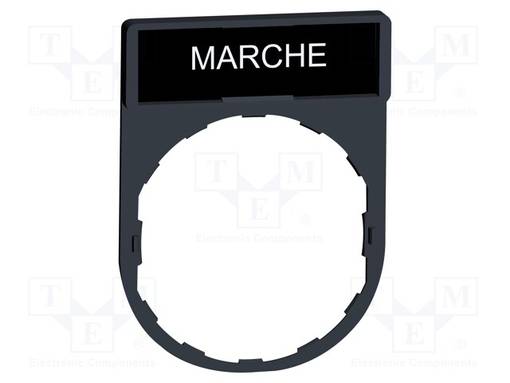 TIEDOTUSETIKETTI - HARMONY XB4 - Taulukytkimien lisävarusteet - ZBY2103 - 1