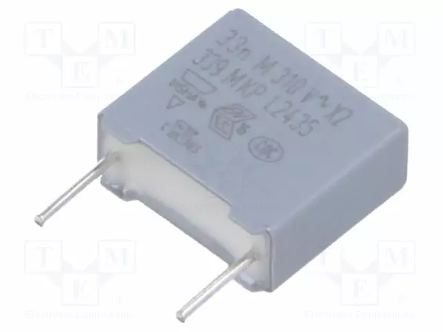 POLYPROPYLEENIKONDENSAATTORI - X2 - 33NF - 630VDC - 310VAC - THT - Muovikondensaattorit - BFC233920333 - 1