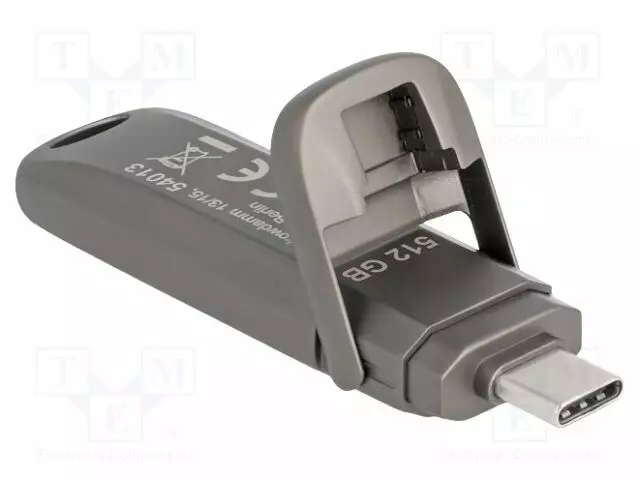 PENDRIVE - 512GB - R: 1980MB/S - HARMAA - USB C-PISTOKE - 0÷70°C - USB muistit - DELOCK-54013 - 1