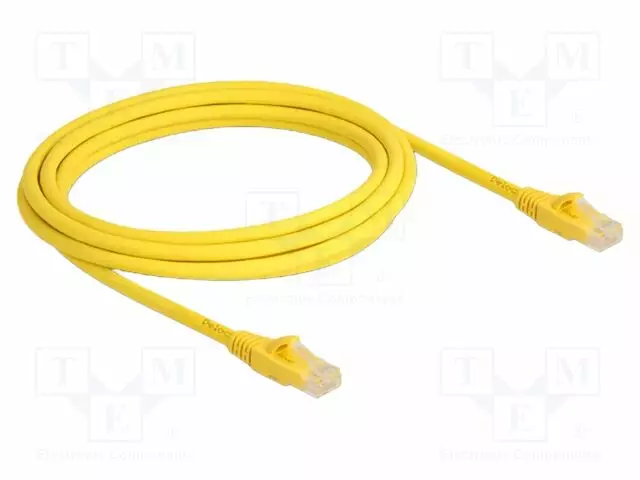 PATCH KAAPELI - U/UTP - CAT 6A - RJ45-PISTOKE,MOLEMMIN PUOLIN - CU - 3M - RJ45 Ethernet kaapelit - DELOCK-80103 - 1