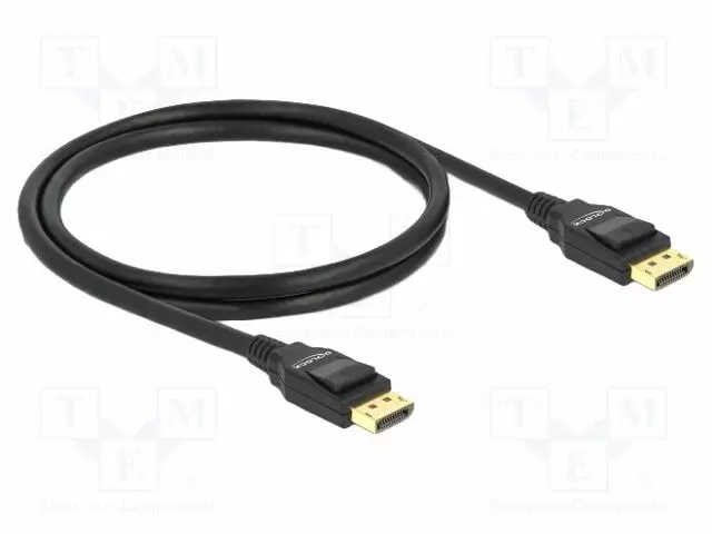 KAAPELI - DISPLAYPORT-PISTOKE,MOLEMMIN PUOLIN - DISPLAYPORT 1.2 - HDMI, DVI, DisplayPort johdot - DELOCK-82423 - 1