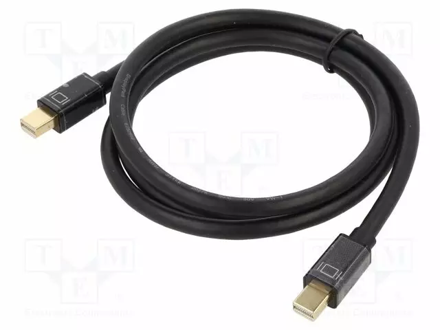 KAAPELI - MINI DISPLAYPORT-PISTOKE,MOLEMMIN PUOLIN - PIT: 1M - HDMI, DVI, DisplayPort johdot - DELOCK-83473 - 1