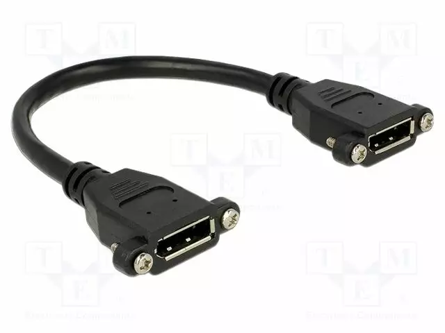 KAAPELI - DISPLAYPORT-PISTORASIA,MOLEMMIN PUOLIN - 4K,UHD 2160P - HDMI, DVI, DisplayPort johdot - DELOCK-85113 - 1