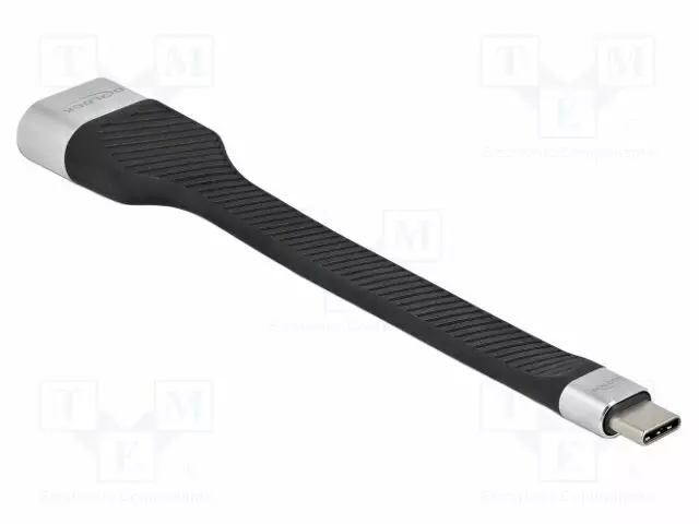 KAAPELI - HDMI-PISTORASIA,USB C PISTOKE - HIGH SPEED + ETHERNET - HDMI, DVI, DisplayPort johdot - DELOCK-86933 - 1