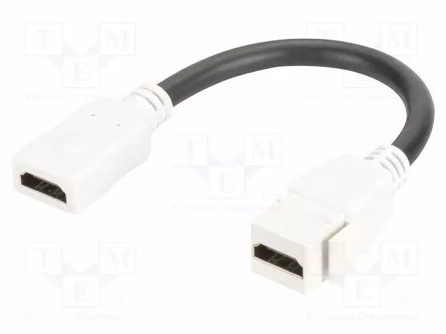 HDMI MODUULI - KEYSTONE - HDMI-PISTORASIA,MOLEMMIN PUOLIN - 120MM - Tietokonetarvikkeet - muut - DN-93403 - 1