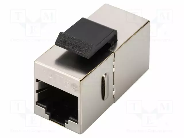 RJ45 SOVITIN - KEYSTONE - RJ45-PISTORASIA,MOLEMMIN PUOLIN - HOPEA - Tietokonetarvikkeet - muut - DN-93513 - 1