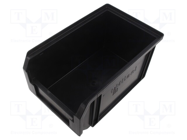 SÄILIÖ: KYVETTI - ESD - 150MM - 125MM - MUSTA - POLIPROPYLEENI JOHTAVA - ESD rasiat, laatikot - ERS-253042003 - 1