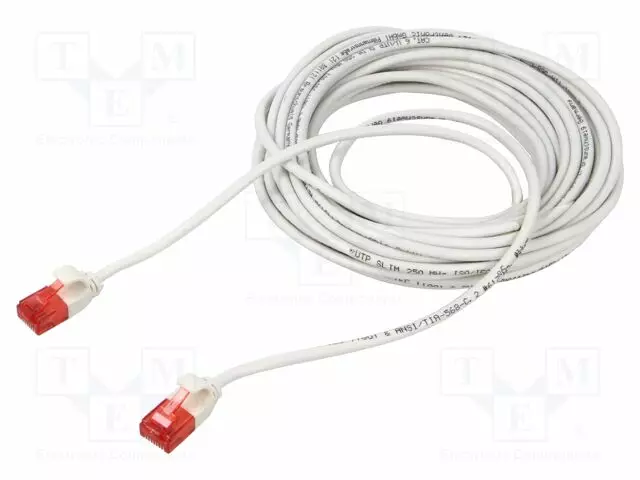 PATCH KAAPELI - U/UTP - CAT: 6 - RJ45-PISTOKE,MOLEMMIN PUOLIN - LANKA - CU - RJ45 Ethernet kaapelit - GOOBAY-93733 - 1