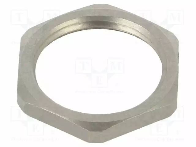 MUTTERI - PG13,5 - RUOSTUMATON TERÄS - 24MM - KIERRE: PG - KM-INOX - Läpivientikappaleiden mutterit - HELU-92973 - 1