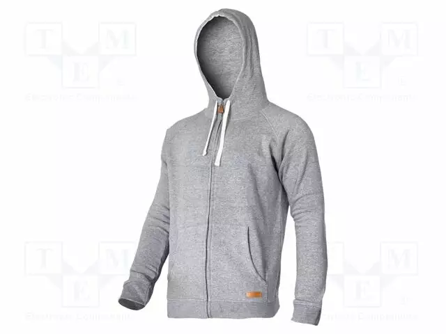 HOODIE - SIZE: L - GREY - 320G/M2 - Työ- ja suojavaatteet - LAHTI-L4010803 - 1
