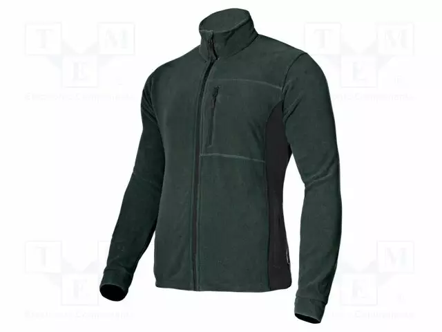 FLEECE SWEATSHIRT - SIZE: L - VIHREÄ-MUSTA - 290G/M2 - Työ- ja suojavaatteet - LAHTI-L4011803 - 1