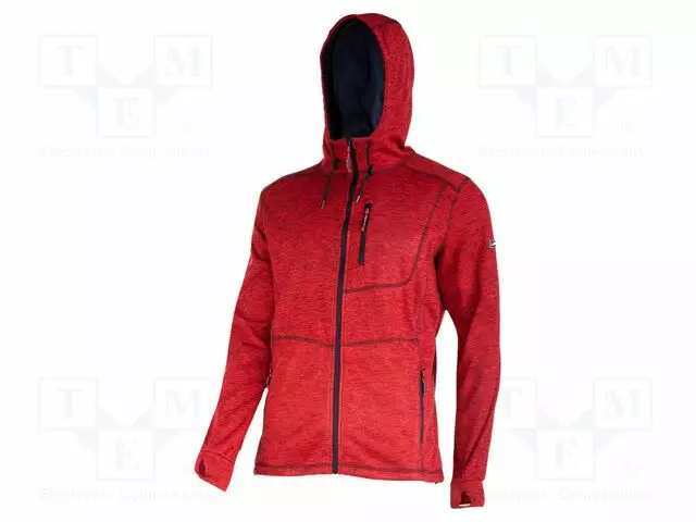 HOODIE - SIZE: L - PUNAINEN - 210G/M2 - Työ- ja suojavaatteet - LAHTI-L4013403 - 1