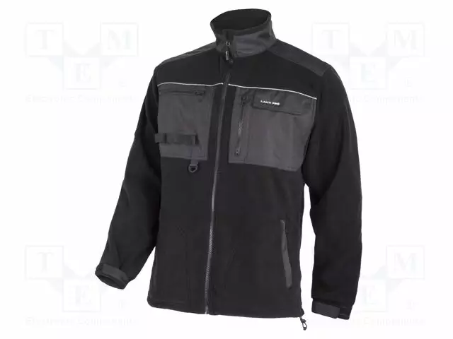 FLEECE SWEATSHIRT - SIZE: L - MUSTA - STRENGTHENED CONSTRUCTION - Työ- ja suojavaatteet - LAHTI-L4013903 - 1