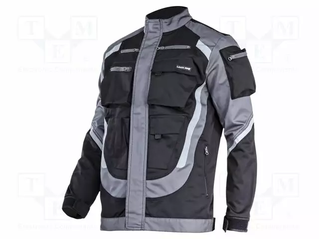 PUSERO - KOKO: L - MUSTA-HARMAA - 270G/M2 - Työ- ja suojavaatteet - LAHTI-L4041403 - 1