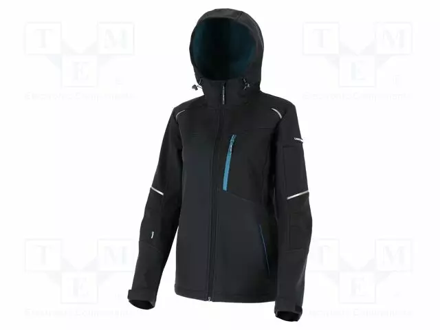SOFTSHELL-TAKKI - KOKO: L - MUSTA - NAISTEN,HUPULLA - 280G/M2 - Työ- ja suojavaatteet - LAHTI-L4094703 - 1