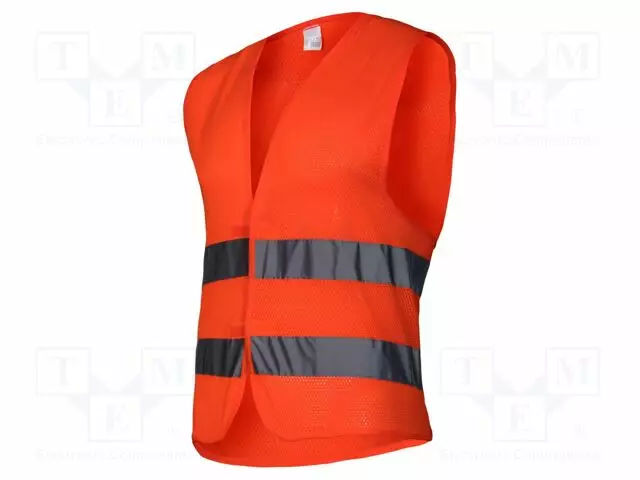REFLECTION WAISTCOAT - SIZE: L - ORANGE - WARNING,MESH - 120G/M2 - Työ- ja suojavaatteet - LAHTI-L4130603 - 1