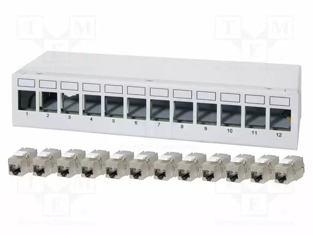 LIITIN: RJ45 - PATCH PANEL - RJ liittimet - LOG-NK4093 - 1