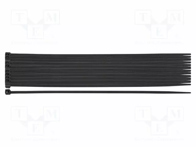 NIPPUSIDE - L: 200MM - W: 2,5MM - MUSTA - POLYAMIDI - 20KPL - EXTREME - Nippusiteet - NEO-01-623 - 1