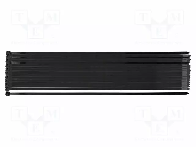 NIPPUSIDE - L: 550MM - W: 9MM - MUSTA - POLYAMIDI - 50KPL - EXTREME - Nippusiteet - NEO-01-643 - 1