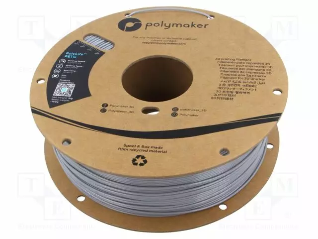 3D FILAMENTTI PET-G - 1,75MM - HARMAA - 230÷240°C - 1KG - POLYLITE™ - 3D Filamentit - PB01003 - 1
