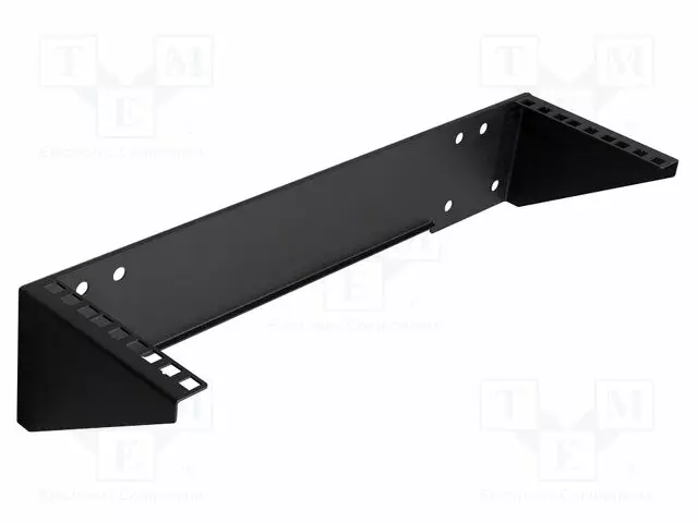 ASENNUSTELINE - MUSTA - KORKEUS: 3U - STANDARDI: 19" - Toimistotarvikkeet - PC-WB0013 - 1