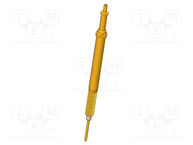 TESTAUSNEULA - 5,2MM - 3A - CUBE - KULLATTU - Ø: 1MM - HAMMASTETTU - 0,7N - Mittausneulat - SKS-465-0193 - 1