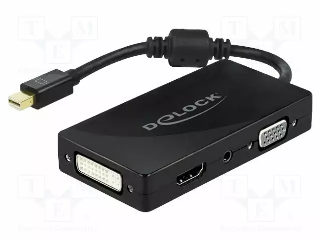 ADAPTERI - DISPLAYPORT 1.2,HIGH SPEED + ETHERNET,SINGLE LINK - HDMI, DVI, DisplayPort johdot - DELOCK-62073 - 1