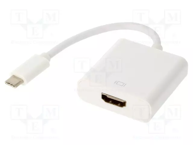 ADAPTERI - USB 3.1 - HDMI-PISTORASIA,USB C PISTOKE - NIKKELÖITY - USB kaapelit ja adapterit - AK-AD-53 - 1