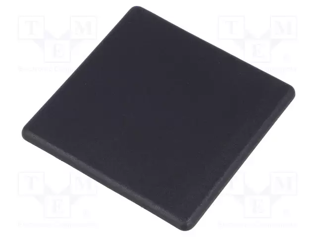 ALUMIINIPROFIILIN PÄÄTY - URAN LEVEYS 8MM - W: 80MM - L: 80MM - MUSTA - Alumiiniprofiilien lisätarvikkeet - FA-091023 - 1