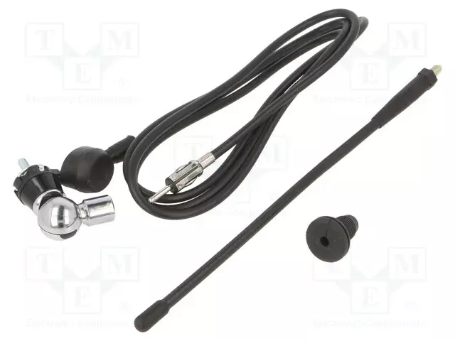ANTENNI - AUTO-240MM - AM,FM - YLEISMALLINEN - KUMIMASTO - 1,5M - Autoantennit - 7667013 - 1