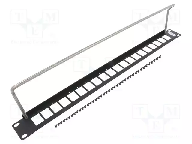 ASENNUSADAPTERI - PATCH PANEL - RACK - RUUVATTU - 29MM - UNC 4-40 - SLIM - RJ liittimet - CP30163 - 1
