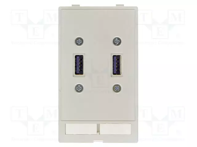 LIITIN: NAARASLIITIN - NAARAS - SUORA - A - DATA MODULE (2X USB) - Erikoisliittimet - 39500020093 - 1