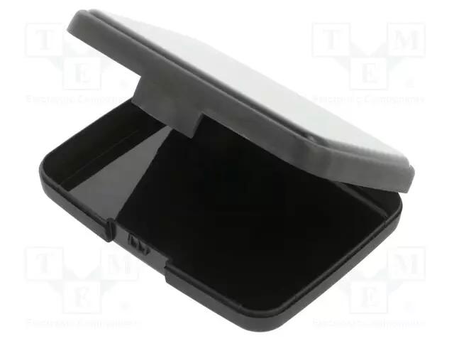 SÄILIÖ: LAATIKKO - SUOJA-ESD - MUSTA - POLYPROPYLEENI - 97X71X20MM - ESD rasiat, laatikot - ATS-025-0003 - 1