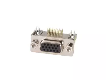 FEMALE 15-PIN SUB-D CONNECTOR - HIGH DENSITY - PCB MOUNTING - D liittimet piirilevylle - CC023 - 1