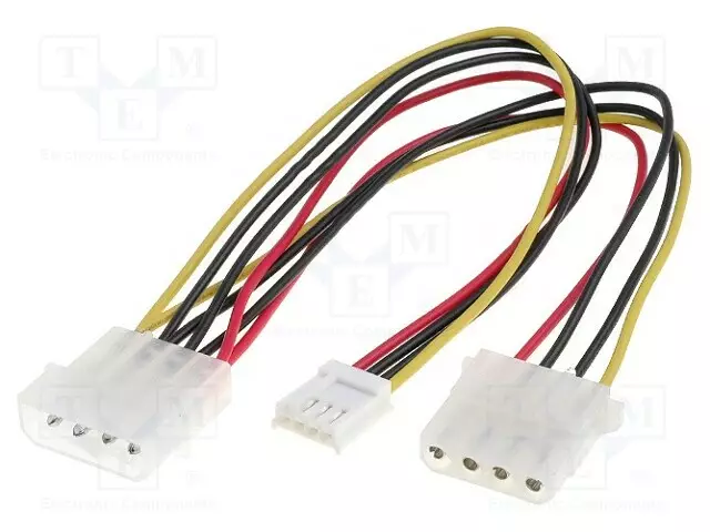HAAROITIN - MINI MOLEX NAARAS-MOLEX-UROS-MOLEX NAARAS-0,2M - Tietokonekaapelit ja -adapterit - CAB-DC3 - 1