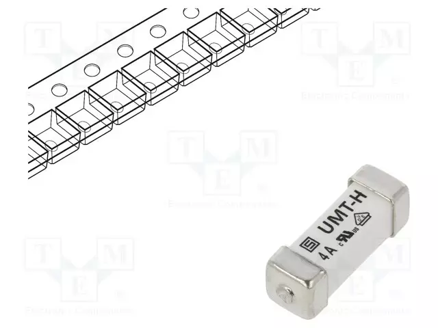 KERAAMINEN - 4A - 277VAC - 125VDC - 5,3X16MM - SMD UMT sulakkeet - hitaat - 3403.0280.23 - 1