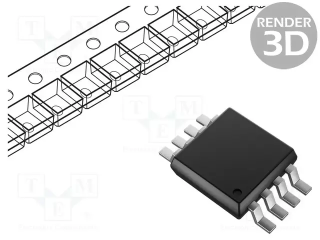 IC: POWER SWITCH - HIGH-SIDE,USB SWITCH - 0,5A - CH: 2 - P-CHANNEL - SMD - Power switches - mikropiirit - AP2152AMPG-13 - 1