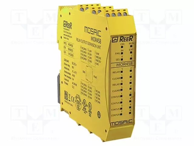 I/O LAAJENNUSMODUULI - PURISTAMINEN - 24VDC - IN: 4 - OUT: 12 - -10÷55°C - Turvakytkimet - säätömoduulit - 1100143 - 1