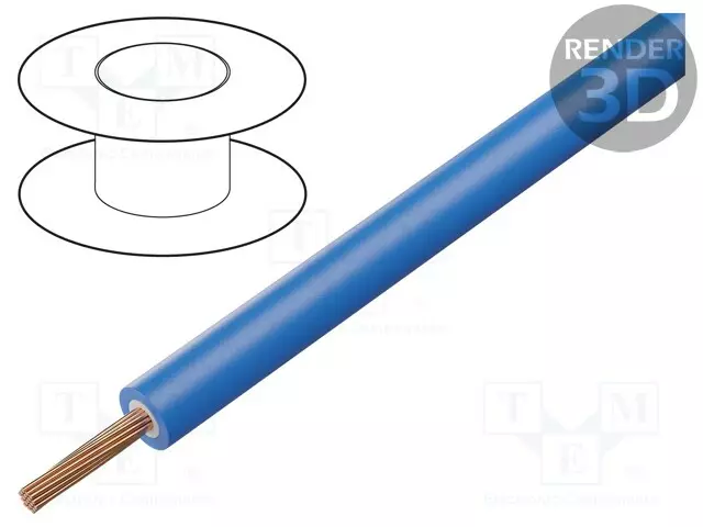 JOHTO - FLEXIVOLT-2V,FLEXIVOLT® - CU - 4MM2 - PVC - SININEN - Yksisäikeiset asennuskaapelit - 60.7034-23 - 1