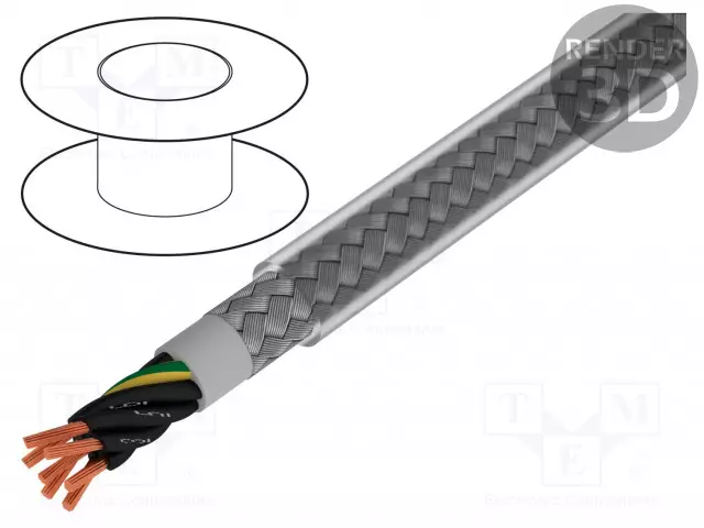 JOHTO - PRO-MET - 7G1MM2 - SUOJATTU,TINATTU KUPARIPUNOS - PVC - Suojatut moninapakaapelit - 470071CY-CL033 - 1