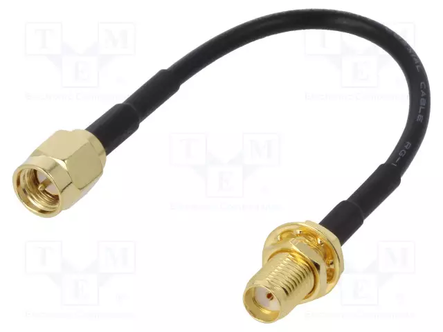 KAAPELI - 100MM - SMA UROS,SMA NAARAS - SUORA - Antennijohdot - AD.ANT.013 - 1