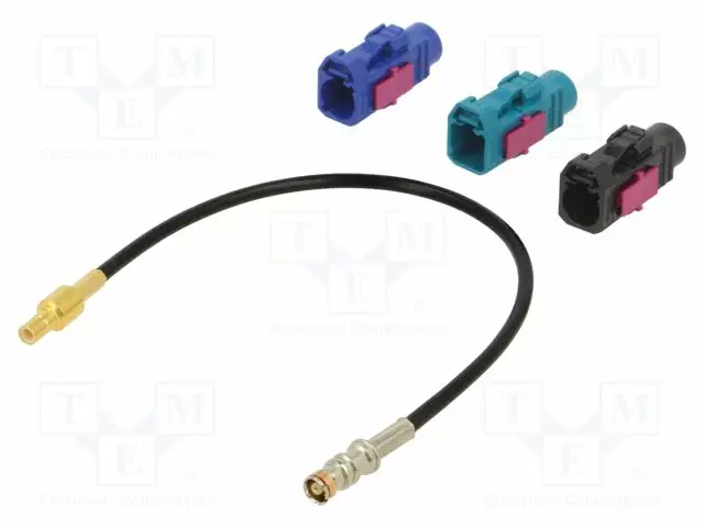 KAAPELI - 200MM - FAKRA NAARAS,SMB UROS - SUORA - Antennijohdot - 7581123 - 1